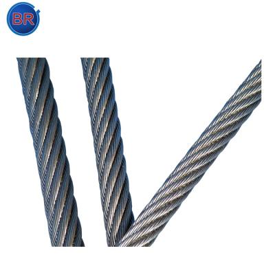 China Construction Pre-stretched Double Strength Lift Steel Wire Rope for sale