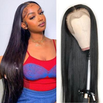 China Body Wave 10a Brazilian Human Hair Sheer Lace Frontal Wig,Natural Hair Wigs For Black Women,Pre Pluck 13*4 Lace Front Wig Human Hair for sale