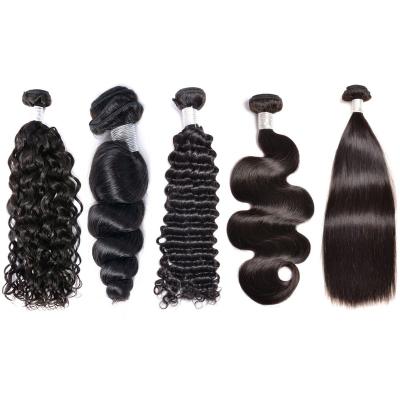 China Wholesale Kinky Curl Brazilian Virgin Hair Bundles Cuticle Aligned Virgin Hair Vendor 100 Cuticle Straight 40 Inch Bundles With HD Headband for sale