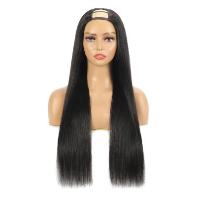 China Cheap 100% Virgin Body Wave Hair Brazilian Raw U Part Wig Highlight Colored V Part Wig Hair For Black Women for sale