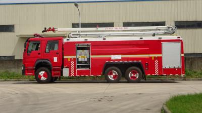 Chine Type diesel de transmission manuelle du camion de pompiers 6x4 de tour d'eau de HOWO à vendre