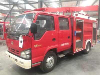 Chine EURO 6 de capacité du camion de pompiers de réservoir d'eau de couleur rouge d'Isuzu 2000kg à vendre