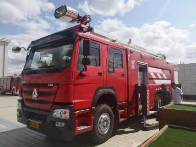 Cina SINOTRUK 18 metri Water Tower camion dei vigili del fuoco 460HP 10 ruote per impieghi gravosi in vendita