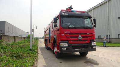 China 18-Meter-Wasser-Feuerwehrauto, 6x4 336KW schweres Rettungsfahrzeug mit 10000L Wasserkapazität zu verkaufen