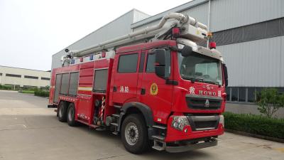 China SINOTRUK 324KW Löschwasserwagen 6x4 mit 32M Teleskopausleger zu verkaufen