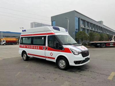 China Diesel Transit Guardian Ambulance voor redding van ziekenhuispatiënten Te koop