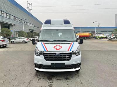 China Transit New Generation PRO High Roof Guardian Ambulance Diesel for Ambulance Services for Medical Emergencies for sale