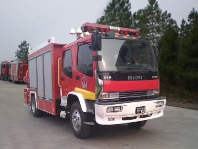 Κίνα ISUZU Diesel Light Rescue Fire Truck 4X2 177kw Με Γερανό 5 Τόνων προς πώληση