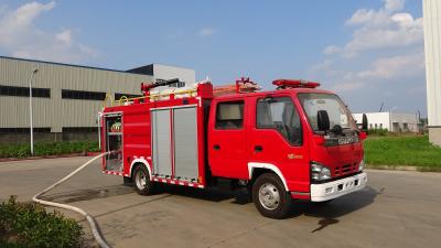 Chine mini camions de pompiers de la délivrance 96KW avec la poudre de mousse de l'eau multifonctionnelle à vendre