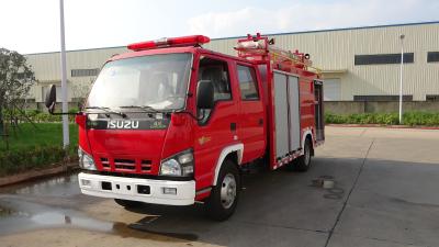 China Caminhão de bombeiros de pó seco para resgate de emergência ISUZU com combinação de espuma à venda