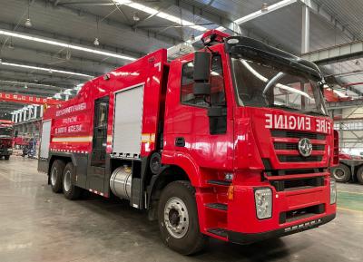 Κίνα 6x4 10 Wheeled Large Fire Engine Vehicle 290hp 10 Ton With Double Cabin προς πώληση