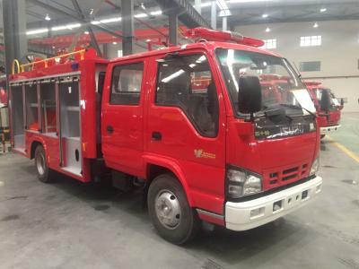 China ISUZU 4x2 pequeno caminhão de bombeiros florestais tipo diesel com tanque de água de 2.000 litros à venda