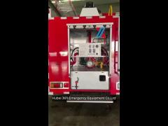 isuzu red color water tank fire truck 2000kg capacity euro 6