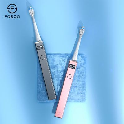 China Eco-Friendly Battery Operated Automatic Smart Radio Charging Electric Sonic Toothbrush for sale