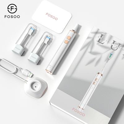 China Best Zinc Alloy Electric Toothbrush For Periodontal Disease Solvent FOSOO Brand 2021 With Fashionable Color And High Quality for sale