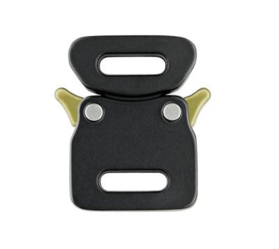 China Safety Belt Special Zinc Alloy Buckle Metal Film 13mm Metal Quick Release Buckle Strong Outdoor Military Tactical Logo Small for sale