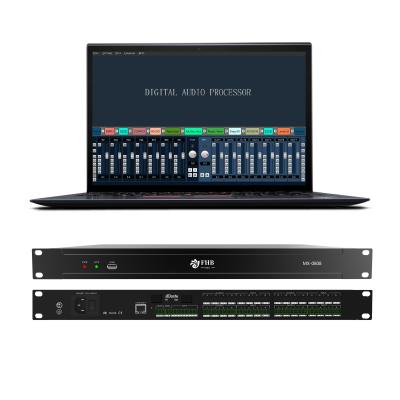 China Cost-effective digital audio processor voice processor professional OEM conference aodio 8CH audio mixer for sale