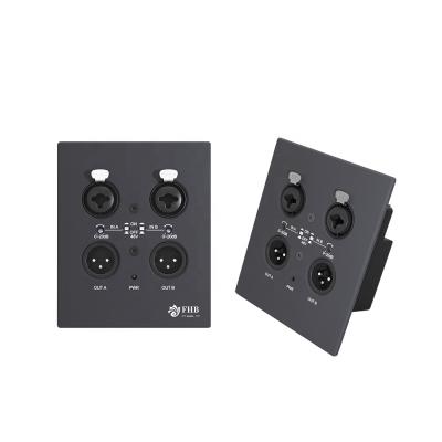 China Selling the best conference room 2021 with switc 2ch balanced phantom network power input/output audio interface for sale