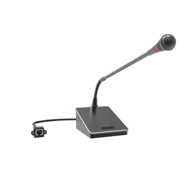 China High Quality Conference Audio Sound System Gooseneck Microphone RJ445 Dante PoE Microphone for sale