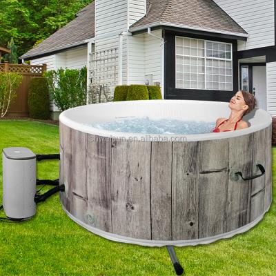 China Modern Factory Directly Inflatable Deluxe Bubble Massage Outdoor Inflatable Hot Tub Spa Pool for sale