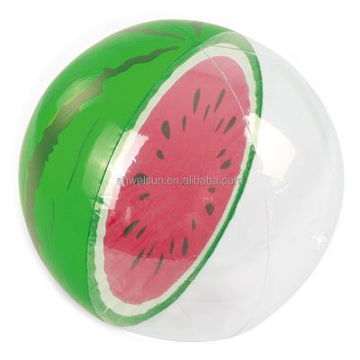 China Inflatable Toy 2022 New Design Eco Friendly Colorful PVC Inflatable 3D Watermelon Beach Ball for sale