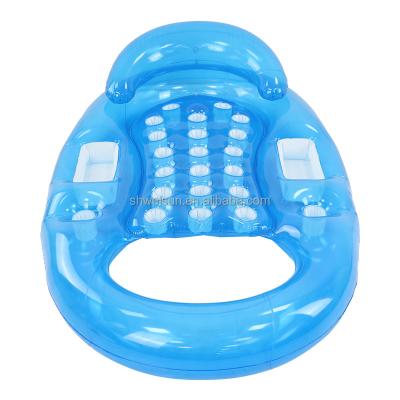 China Water Play 2022 New Factory Wholesaled PVC Material Swimming Deluxe Cruiser Lounge Inflatable Mat Lounge Pool Float for sale