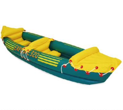 China Relaxing Hot sale high quality PVC durable two person sit on top inflatable kayak for sale