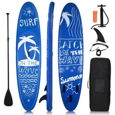 China Unisex 9.5ft/10ft/11ft SUP Inflatable Stand Up Paddle Board with Pump Nonslip Deck for sale