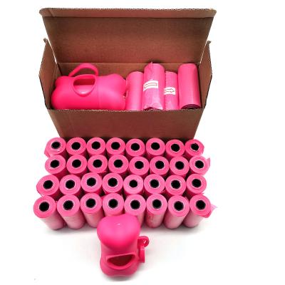 China Sustainable Wholesale High Quality Customized Dog Pet Waste Bag Holder With Resized Rolls for sale