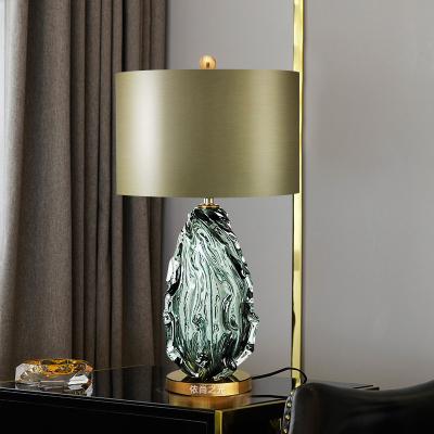 China Modern post-modern light luxury Nordic hotel glazed lamp living room study bedroom bedside lamp exhibition hall for sale