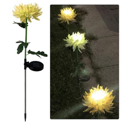 China Waterproof RGB Solar String Light Chrysanthemum LED Lamp for Vegetable Square Country Home Decor Party Solar Garlands Garden Lights for sale