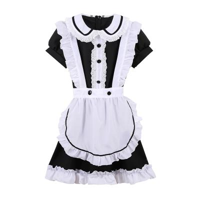 China Polyester Girl Costume Moda Lolita Maid Costume Cute Adult Lolita Cosplay Dress for sale