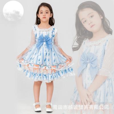 China Polyester Halloween Costume For Girls Kid Princess Dress Cape Party Carnival Fancy for sale