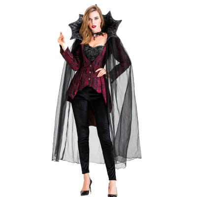 China Dresses Halloween Costume For Adult Woman Sexy Cosplay Clothing Carnival Party Queen Cosplay Vampire Costumes Women Vampire for sale