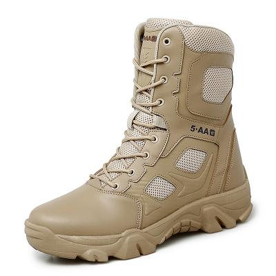 China High Top Botas Altas Militares De Trabajo Seguirdad Invierno Hombre Of Luxurious Elegance Sweat-absorbent With Muscle Cow Anti-slip Outsole for sale