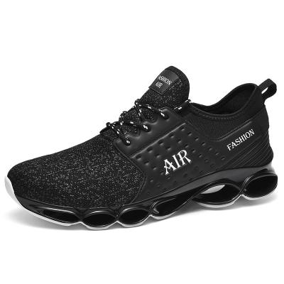 China Sepatu Sweat-absorbent Lari Original Quality Big Size 46 47 Fashionable TPU Outsole Men's Running Shoes for sale