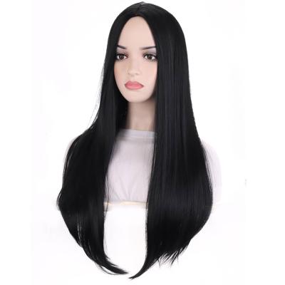 China Original Pure Natural Hair Black Straight Hair Long For Women Synthetic Hair 26