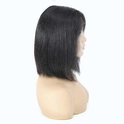 China Handwoven Lace Wigs Small T-Part Bob Seam Water Wave Lace Wigs Hair T-Shaped Wig Lace Head Cover for sale