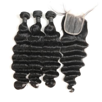 China Virgin Remy Hair Extension Premium Quality Virgin Hair Bundles Loose Wave Cheap Deep Wave Brazilian Virgin Hair Extension for sale