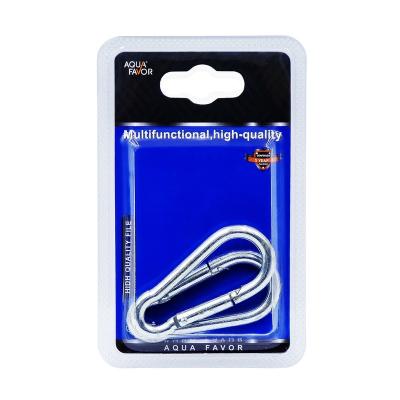 China Customizable Durable Packing Carabiner Stainless Steel Heavy Duty Spring Hooks For Gym And Outdoor Activities for sale