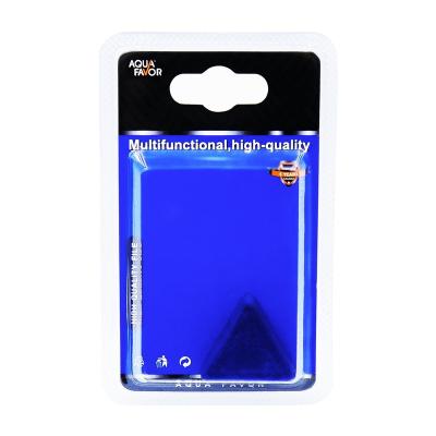 China Customizable Triangular Blue Family Packing Magnet Ornament Painted Magnet For Supermarket Monopoly for sale