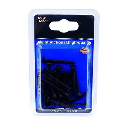 China Black cross countersunk drywall nails for gypsum board nails, packing can be customized, exclusive sale in shopping malls and supermarkets for sale