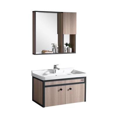 China Wholesale CLASSIC Metal Space Aluminum Wall Mounted Cabinet Bathroom Vanity for sale