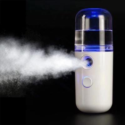 China Mister Steamer Portable Handy Mini USB Beauty Nano Moisturizer Nano Facial Mist Sprayer for sale