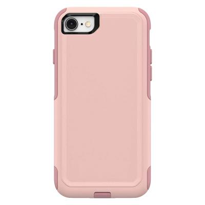 China Anti-fall Macaron mixed color double layer protective case for iPhone 7/8 PLUS X/XS/XS MAX 12/13pro series for sale