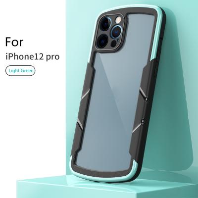 China Anti-drop 2 in 1 Armor Crystal Clear Acrylic Back Cover Phone Case for iPhone 7/8 plus X/XS 11 12 11/12pro/pro Samsung max s21 Redmi 9A for sale