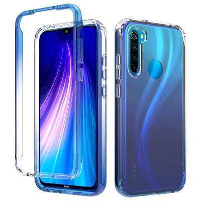 China Anti-drop For Xiaomi Redmi Note 8 Full Body Strong Transparent Protective Mixed Color Mobile Phone Case for sale