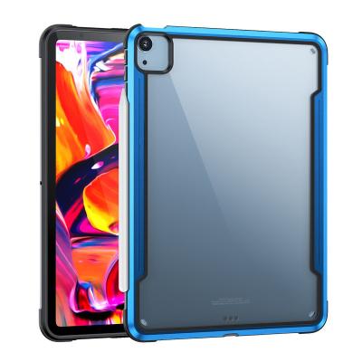 China Ultra Thin Metal Rugged Protective View Smart Cover Clear Cove Back Case For Ipad air4 10.9 inch with Pen Groove Charging for sale