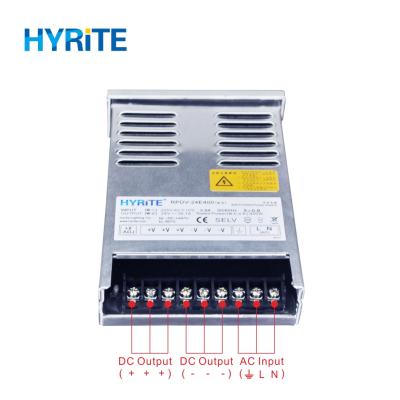 China NEW LED module rainproof pf0.9 220v 12v 24vac dc to dc 24v400w switch mode power supply for cctv for sale