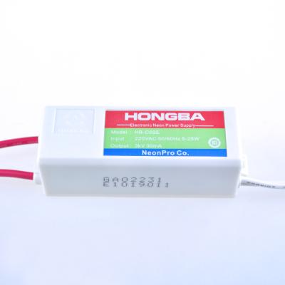 China Tube Hongba High Voltage Transformer For Cable Neon Light 3kv 30mA 240V Neon Transformer for sale